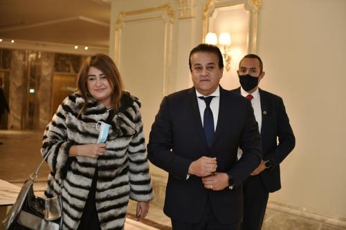 وزير التعليم العالي في افتتاح قاعة الموسيقى بمدينة الفنون والثقافة بالعاصمة الإدارية الجديدة