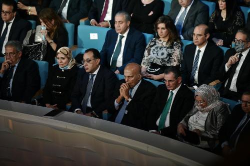 مجدي يعقوب ورئيس مجلس الوزراء في افتتاح قاعة الموسيقى بمدينة الفنون والثقافة بالعاصمة الإدارية الجديدة