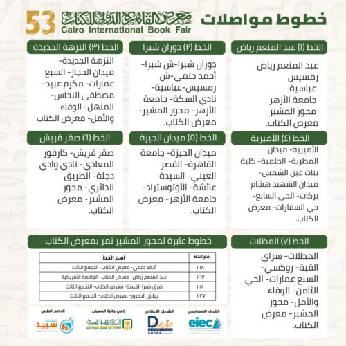 Cairo  international Book Fair 2022معرض القاهرة الدولي للكتاب ٢٠٢٢ تنظيم D Media advertising